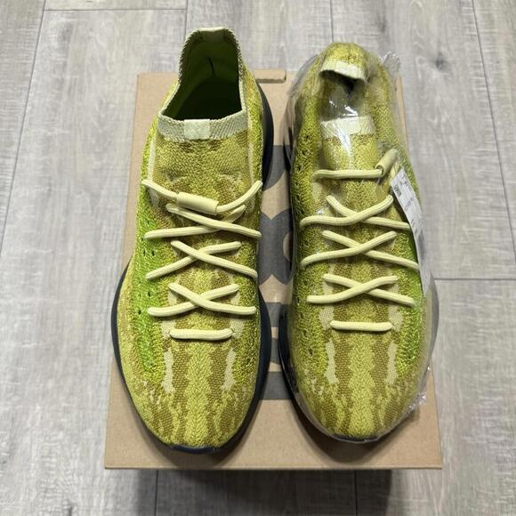 Adidas Yeezy Boost 380 Hylte Shoes Yellow FZ4990 Size 9.5 Men main image 4